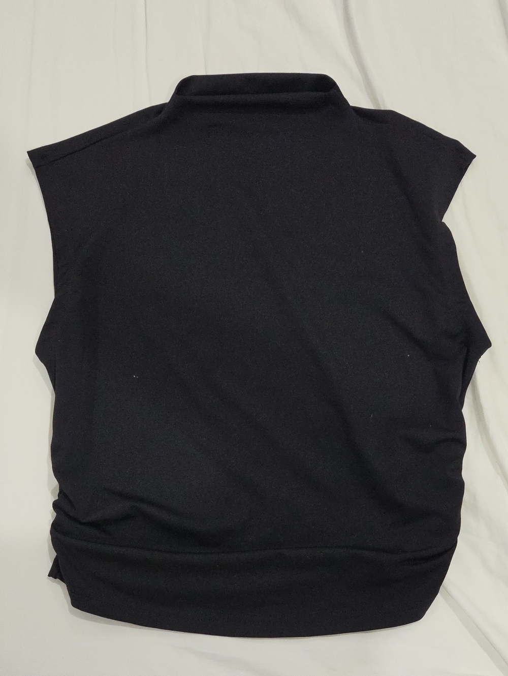 SHEIN Black Sleeveless Mock Neck Tank